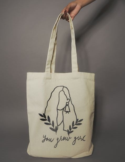 Grow Girl Tote Bag